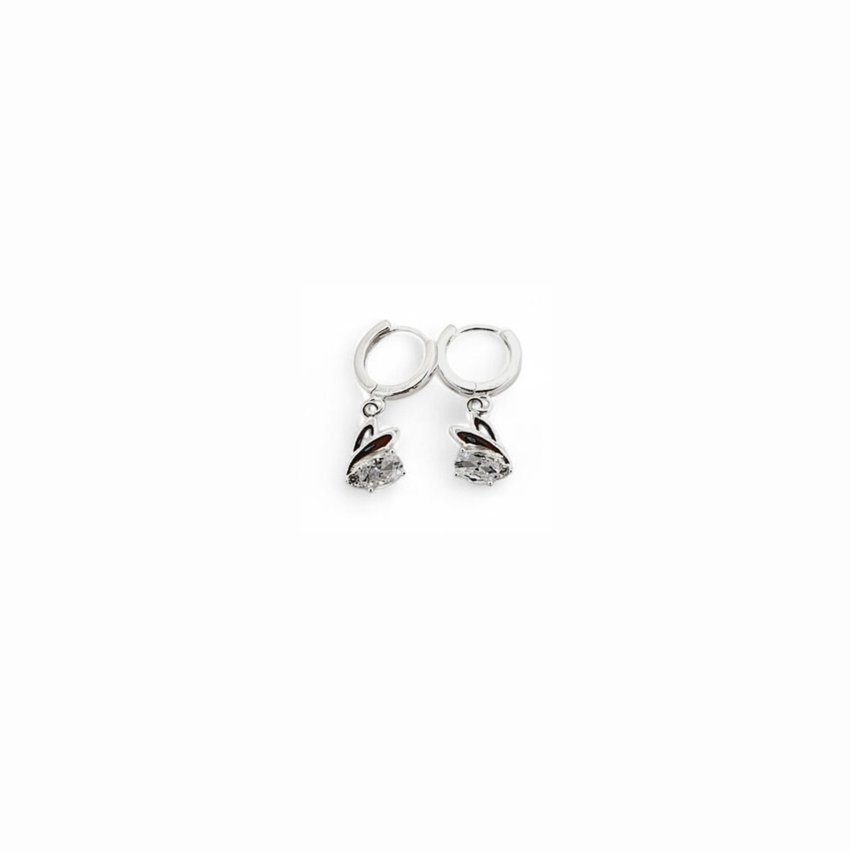 Aros de Plata 925 Argollas Huggies