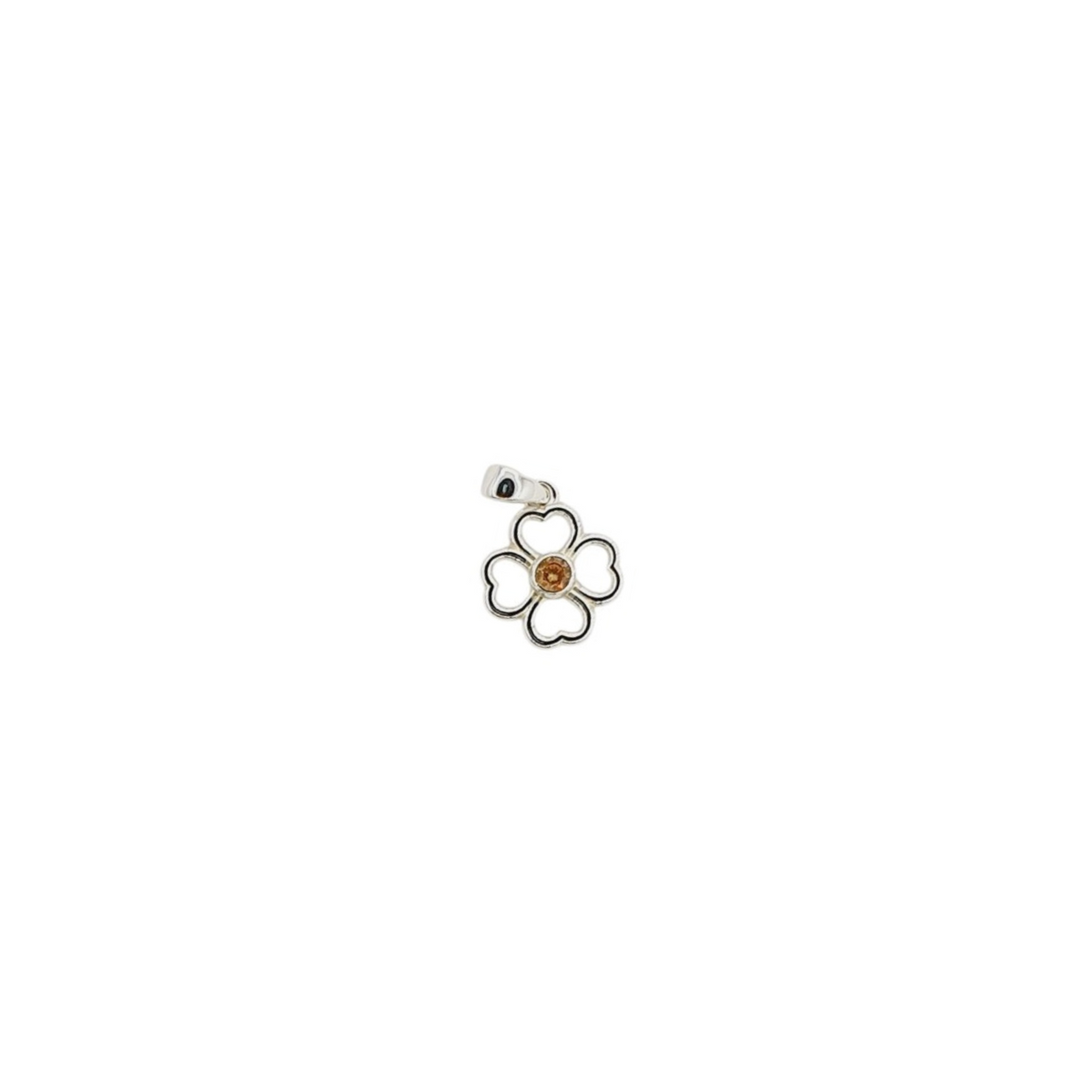 Colgantes Flor con Zirconia de Colores