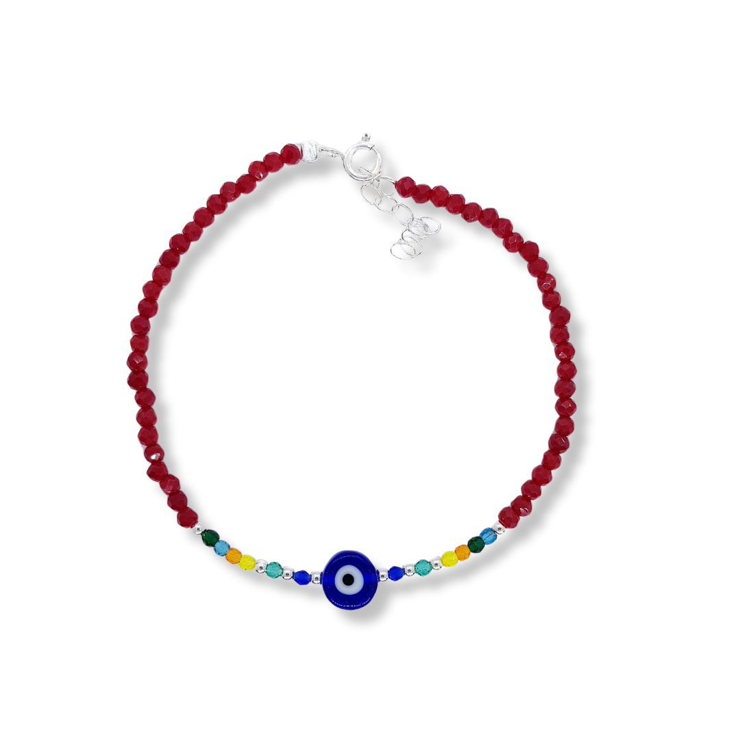 PULSERAS PROTECTORA DE CRISTALES Y OJO TURCO