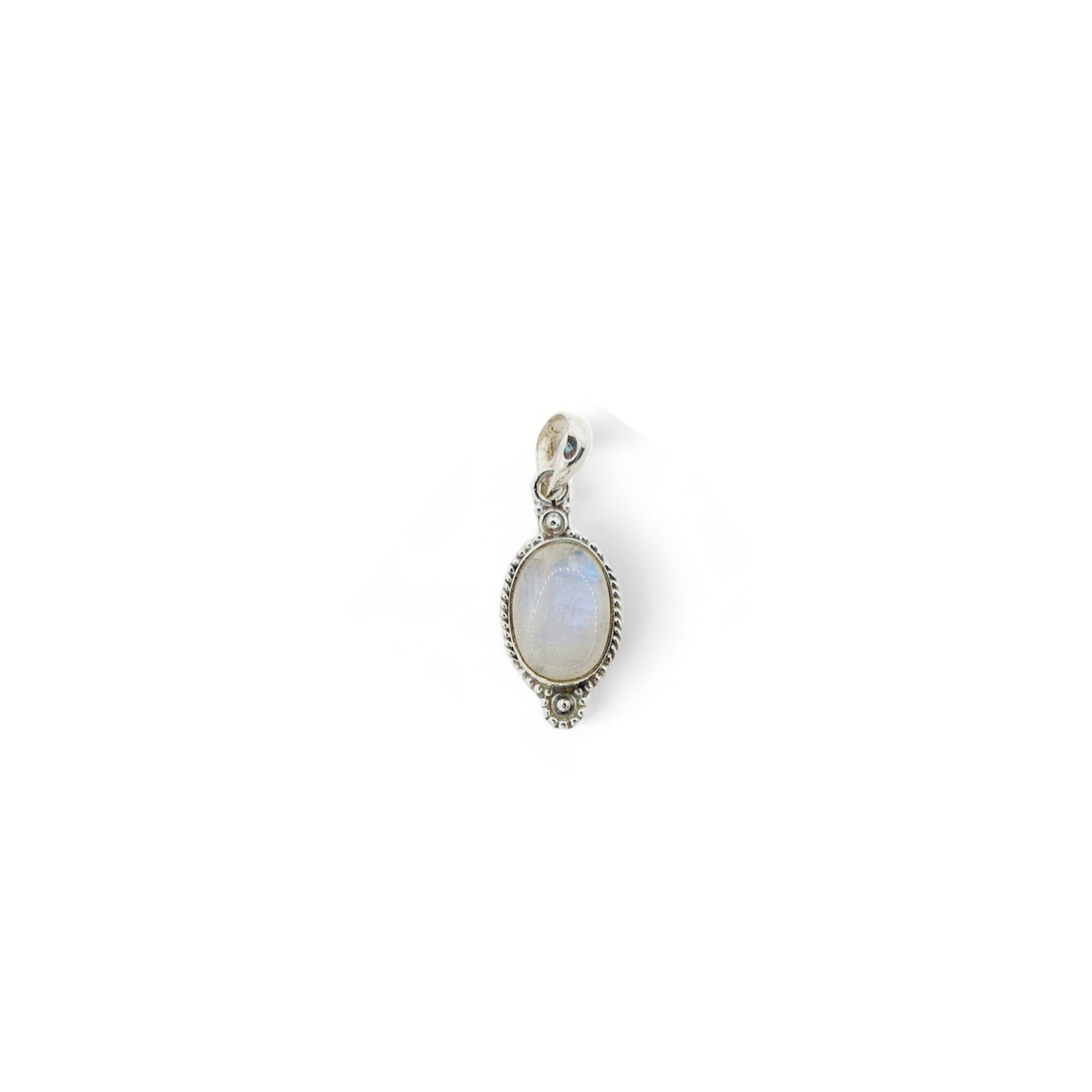 Colgante Ovalada de Piedra Luna